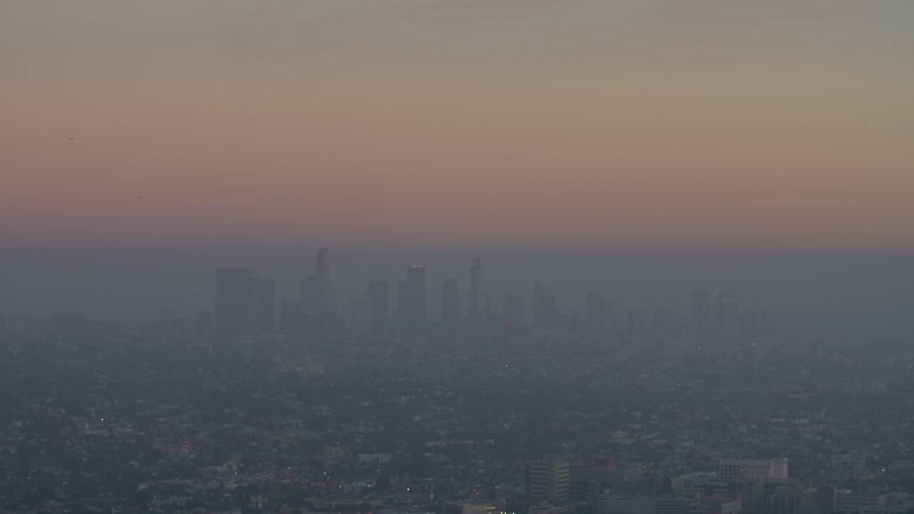 LA Skyline at Sunset