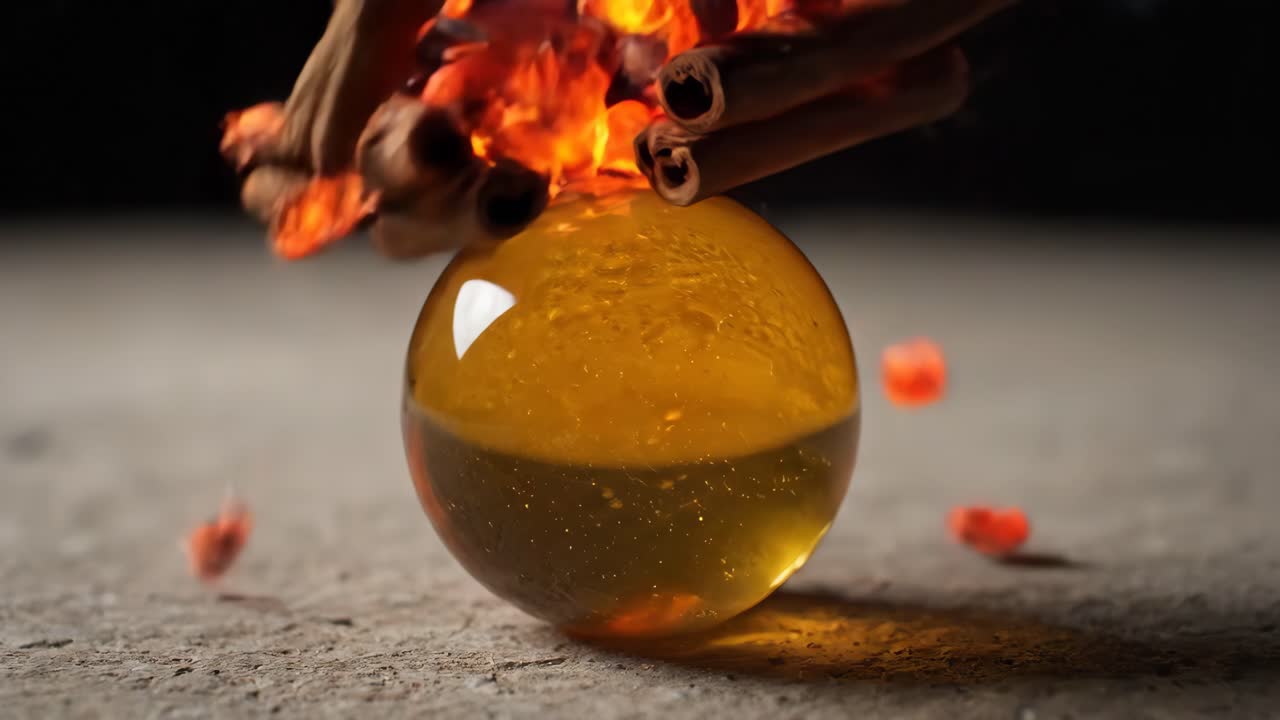 Honey and Cinnamon Still Life