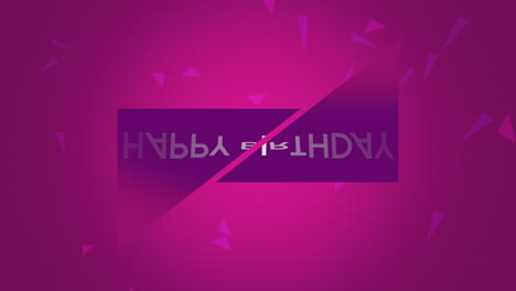 Modern-Happy-Birthday-greeting-card-on-elegant-pink-background-with-geometric-shapes