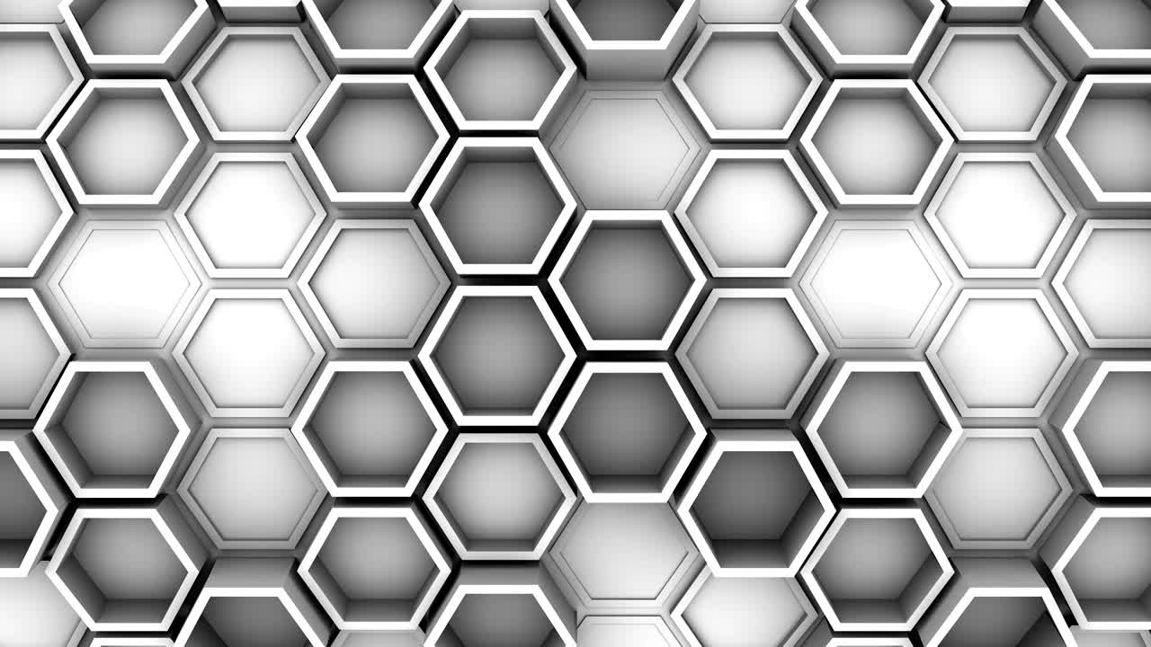 el fondo de los hexágonos