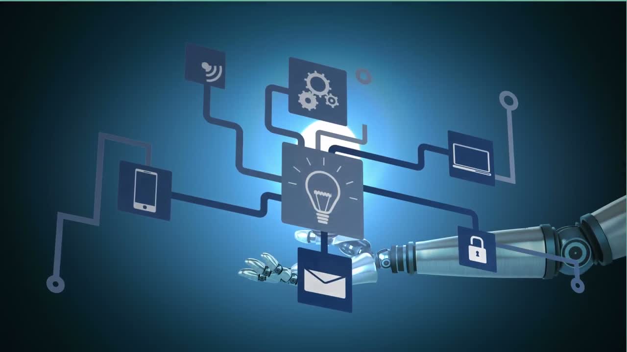 로 ⁇ 과의 네트워크 연결의 애니메이션