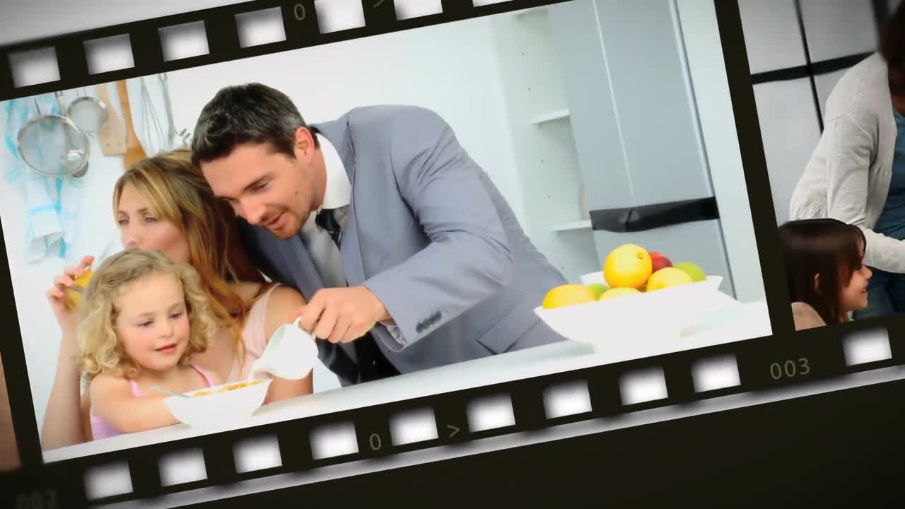 가정에서 가족을 모으는 것