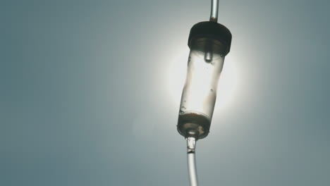 iv drip in sunlight