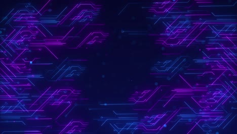 digital landscape innovation geometric virtual network motherboard lines nodes data cybersecurity