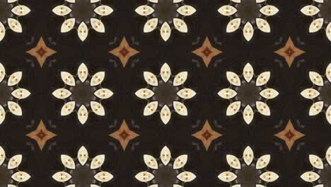 black and orange abstract animated mosaic with a simple symmetrical design motion graphic background