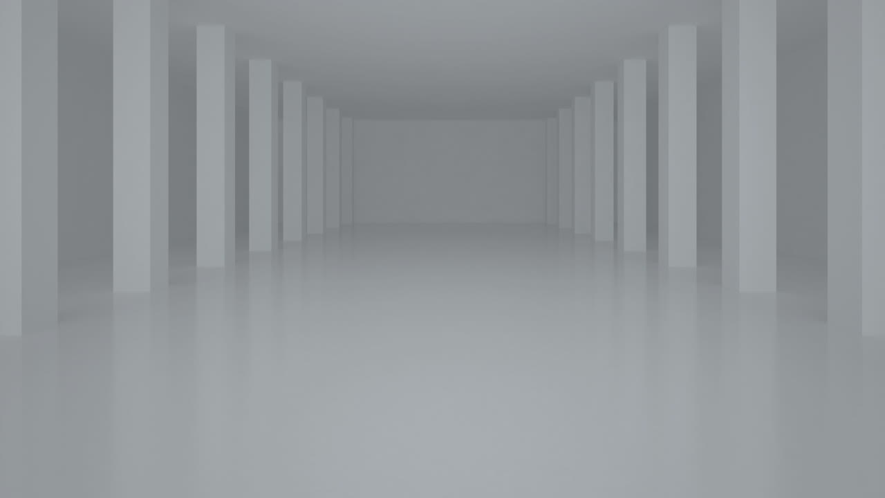 ⁇ 색 현대 인테리어 위에 녹색으로 빛나는 육각형의 애니메이션