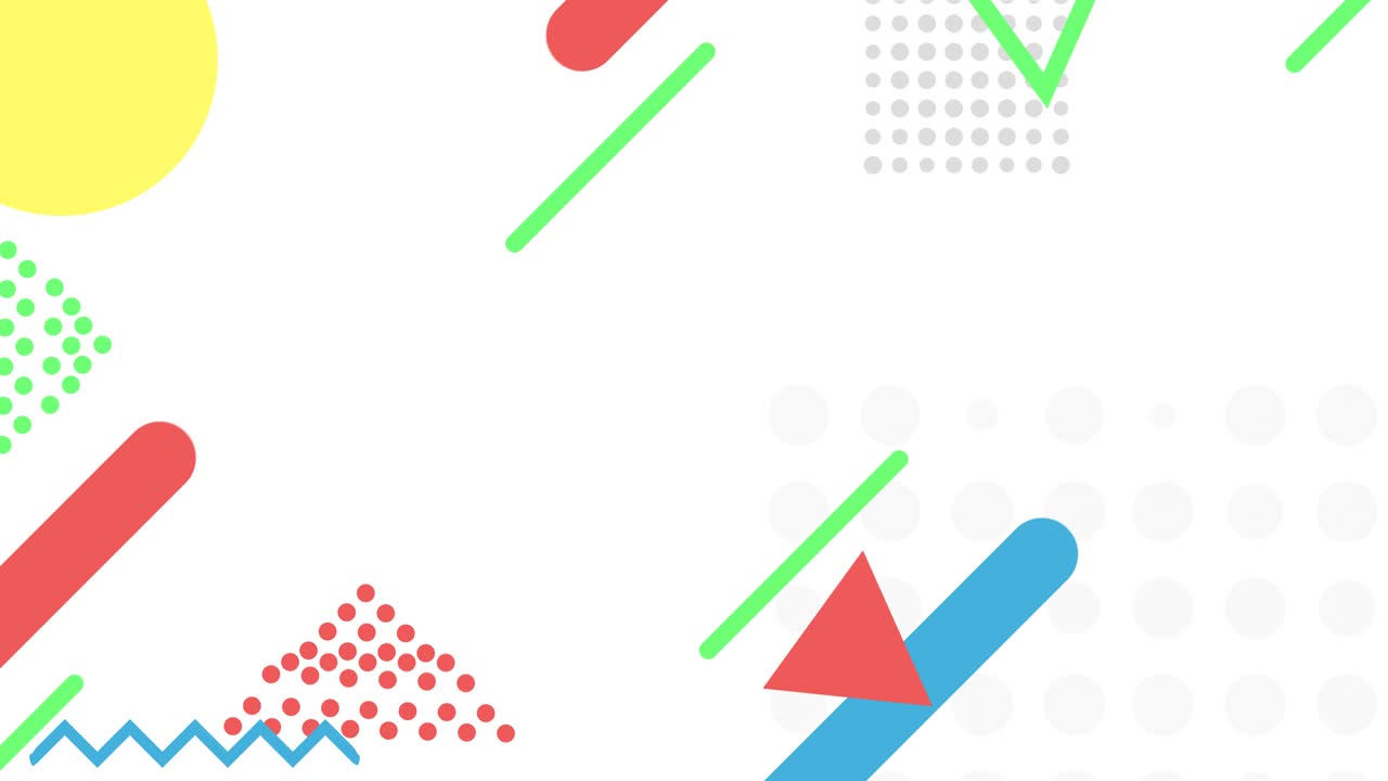 simple fondo rosado en bucle con formas geométricas.