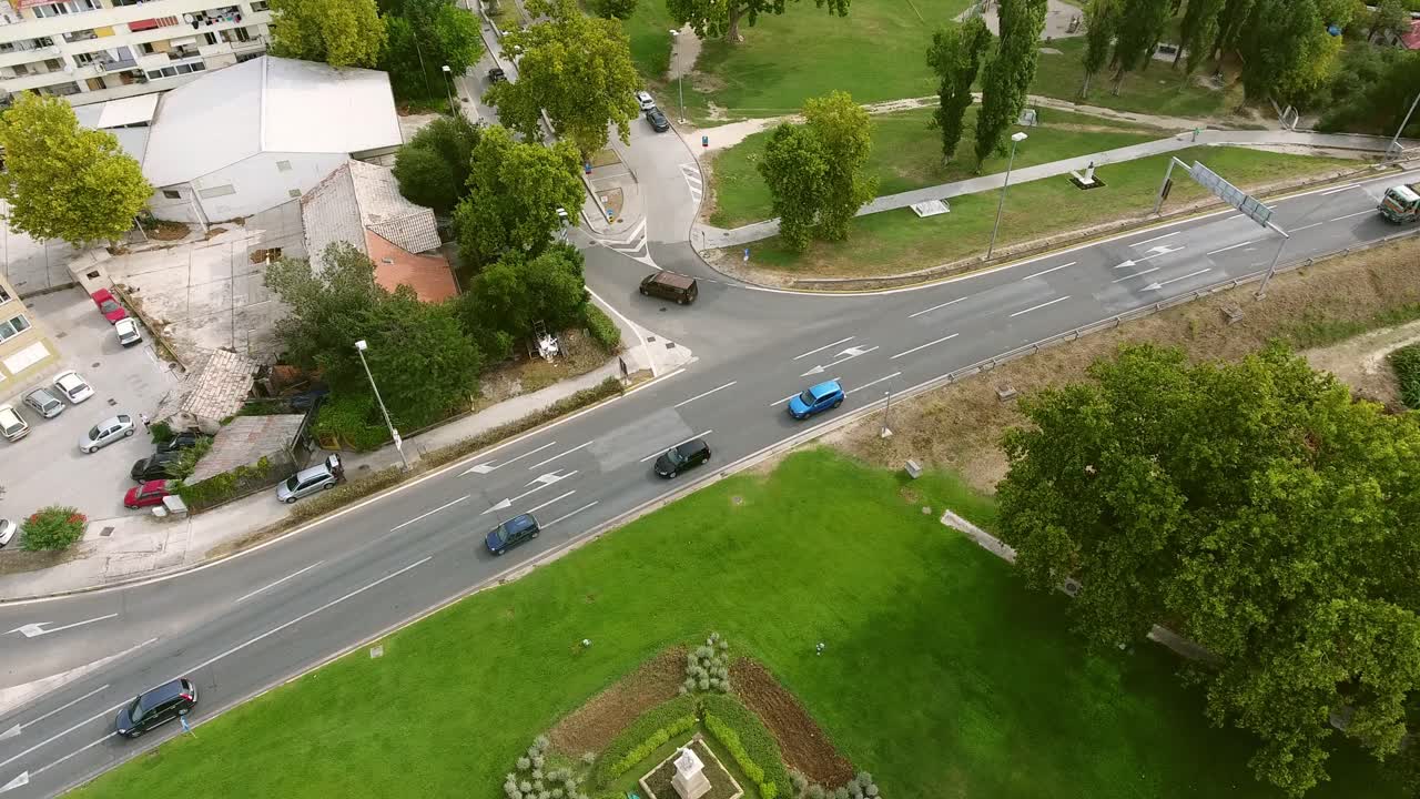 도시 교통의 환상적인 전망