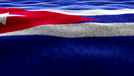 cuba, textile flag carpet background, animation, rendering, loop