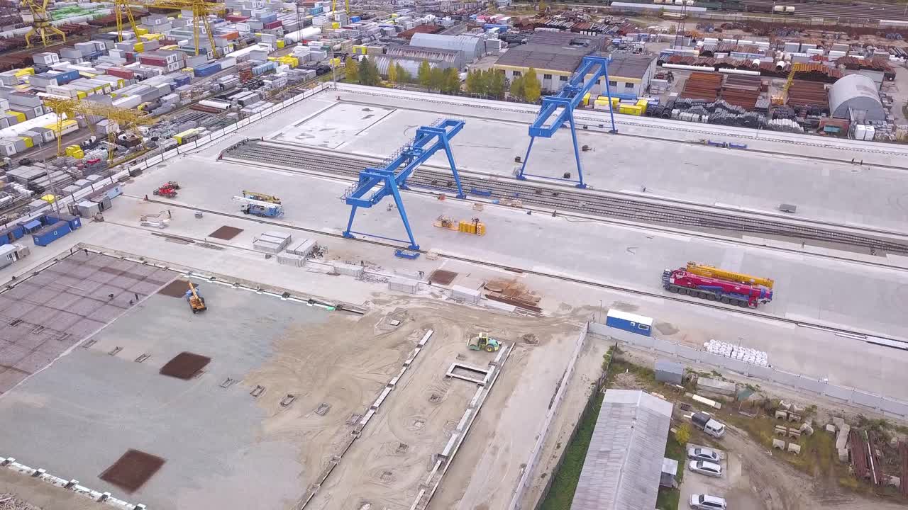 instalación de construcción y logística