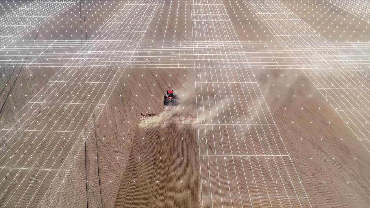 디지털화 농업, 농업 비즈니스 인포그래픽, 결합