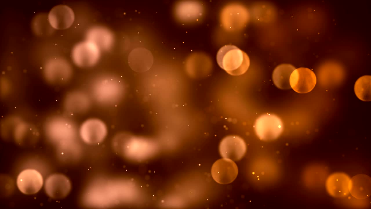 luces de inundación naranjas brillantes con partículas en bucle