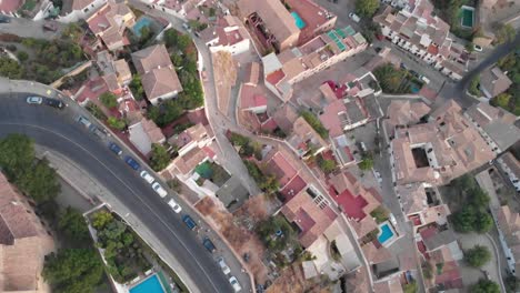 Spain-Granada-sunset-afternoon-with-a-drone