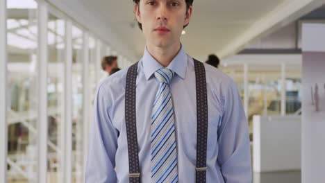 young businessman at a conference