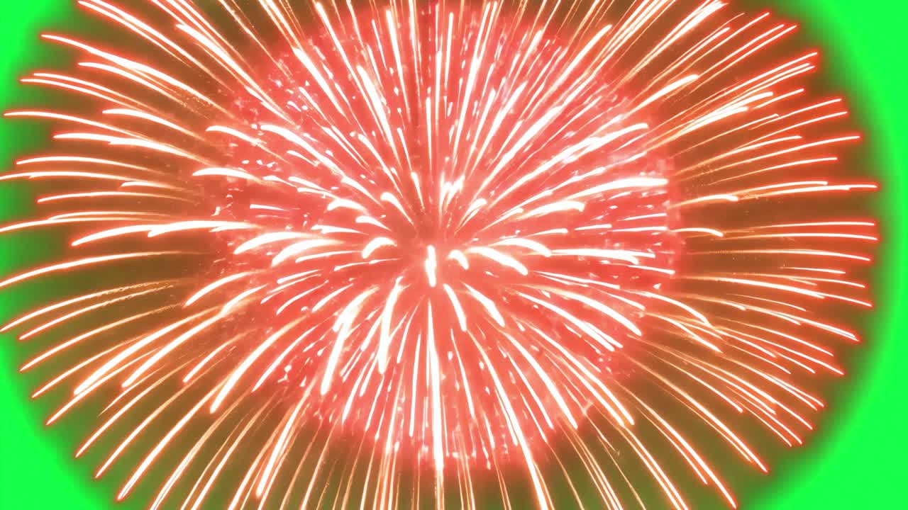 Animazione di stuzzicadenti disposti a cerchio, video 4K trasparente, green screen