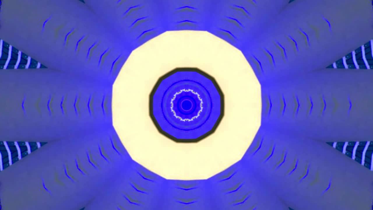 composición abstracta moderna con un caleidoscopio