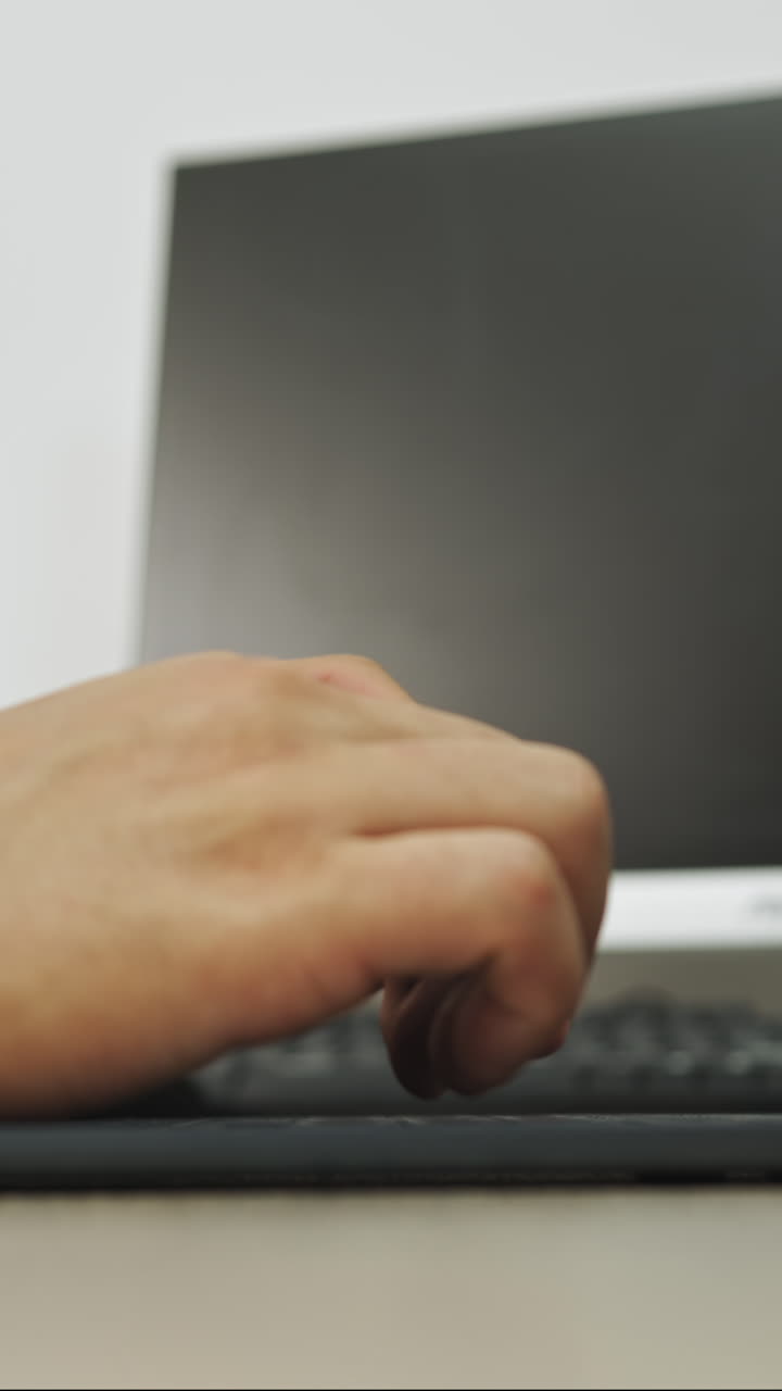 Vertical black video