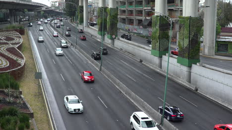 time-lapse de una carretera en la ciudad de mexico