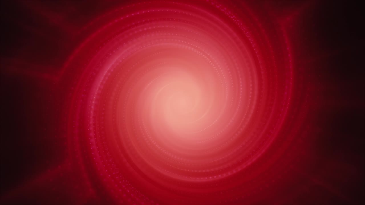 Animated Red Spiral Tunnel