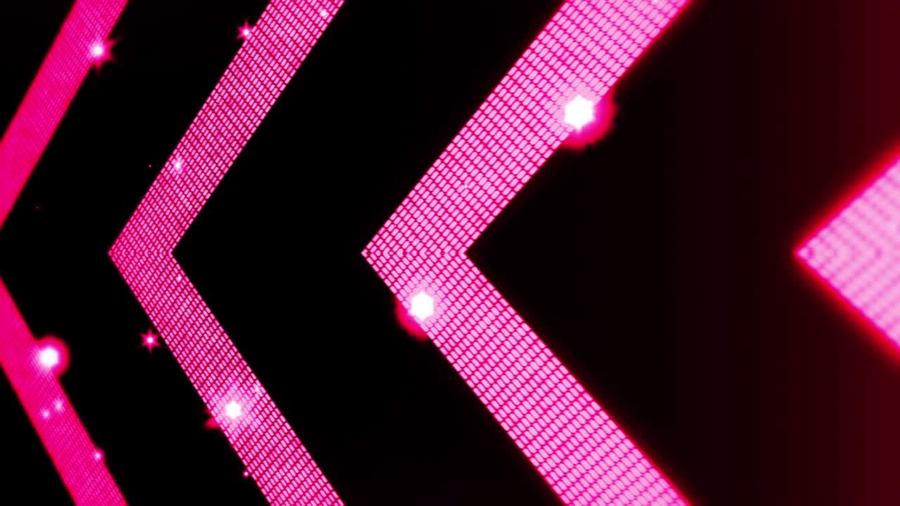 Elegantní červené linky s třpytivými čtvercovými prvky. Abstraktní luxusní pozadí. Moderní geometrický koncept. Smyčková animace.