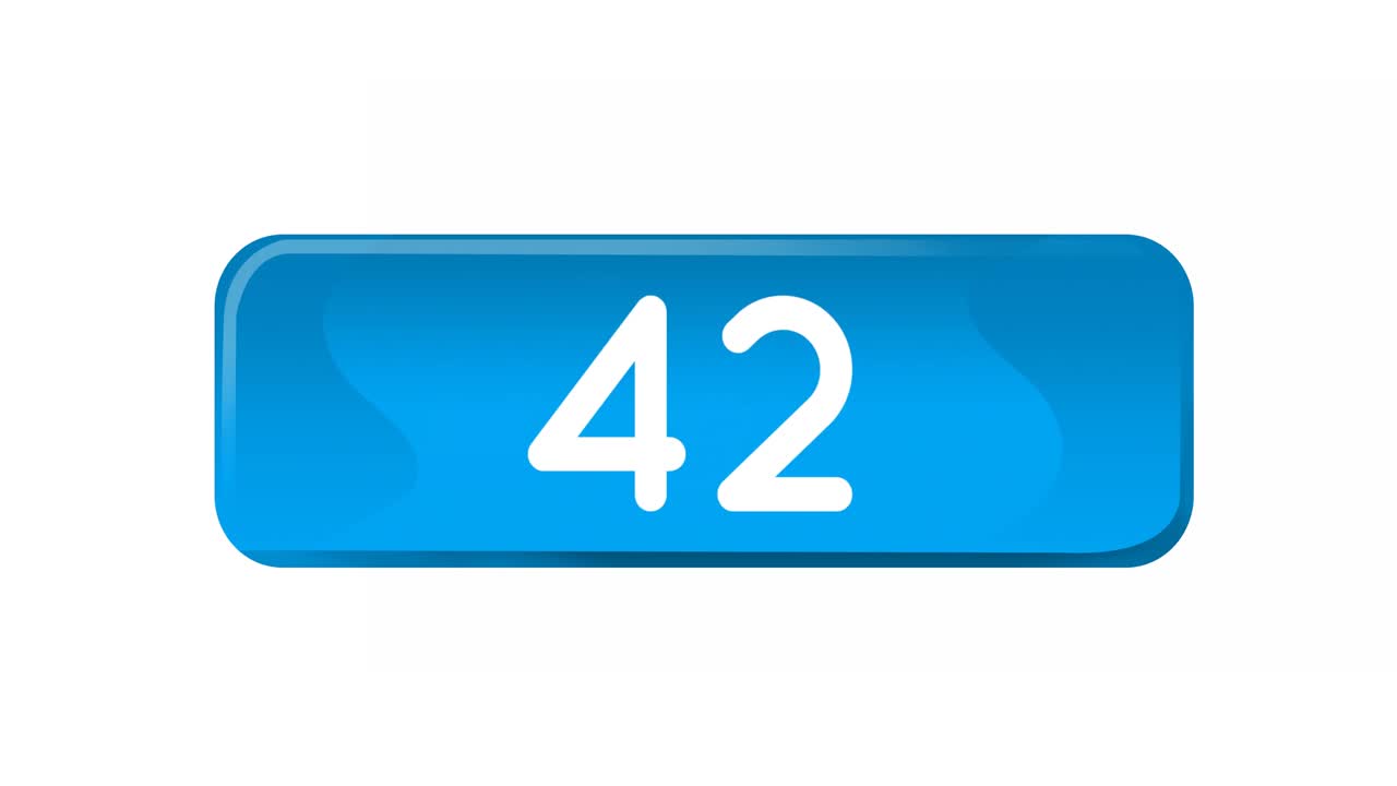 Blue box with numbers counting up 4k