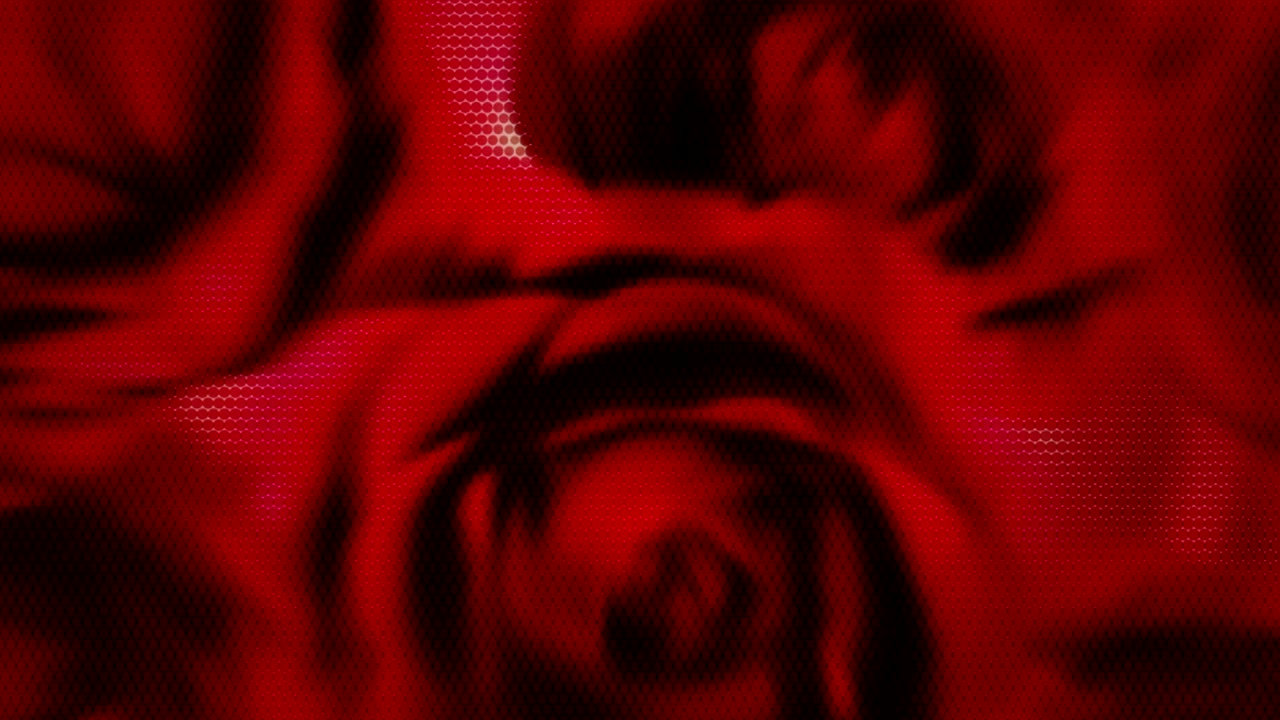 움직이는 꽃을 보여주는 애니메이션 모션 배경 장미 잎자루  크리산테무스