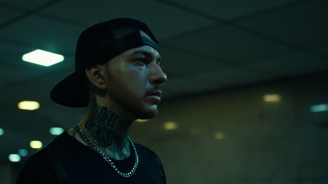 Urban Portrait in Low Light