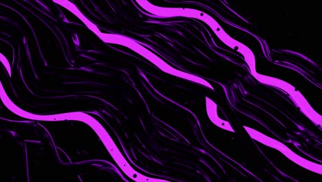abstract neon triangle with liquid background