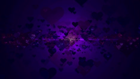 fondo abstracto con corazones