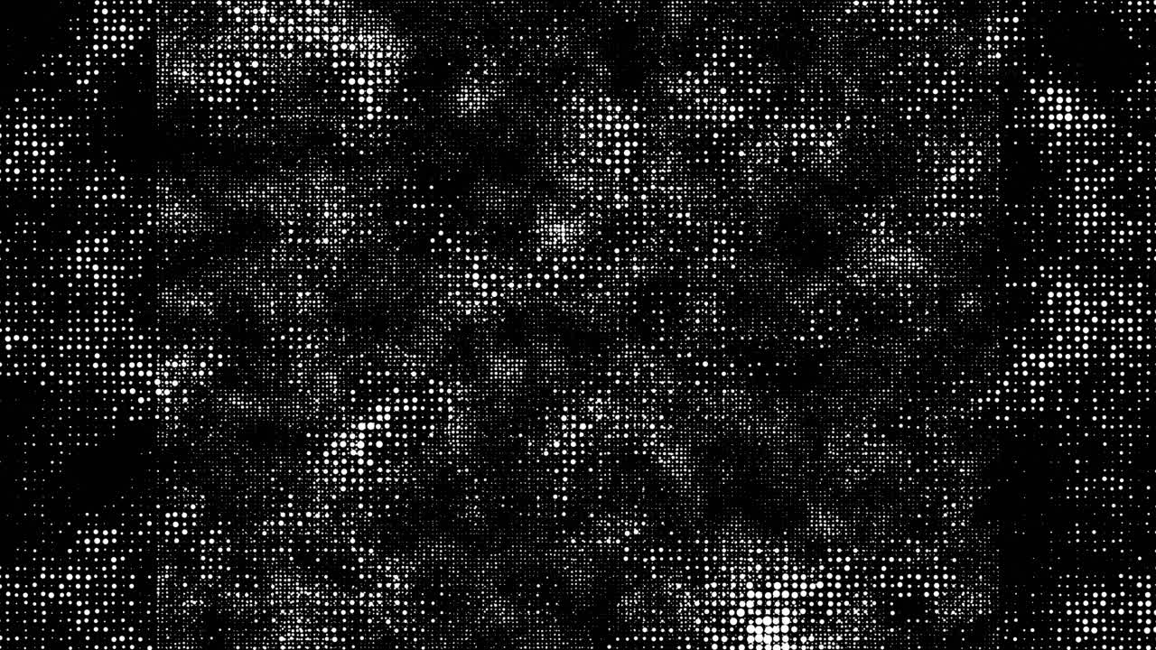 Abstract Black and White Dotted Pattern