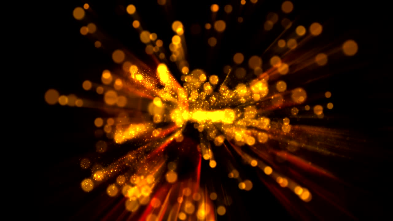 energía mágica abstracción de bola brillante brillante, vista de cerca, renderizado en 3d fondo generado por computadora