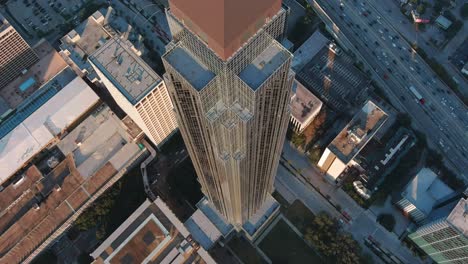 4k aerial of the galleria area in houston, texas