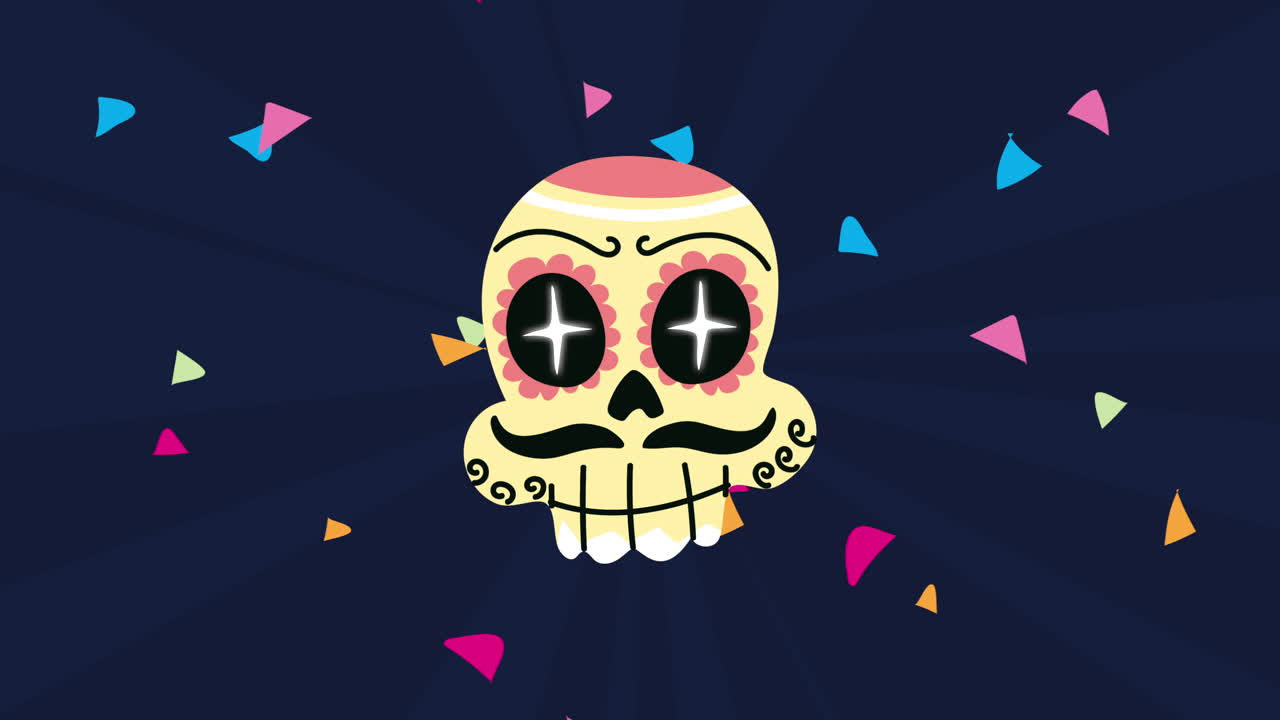 Day of the Dead Sugar Skull Graphic Design