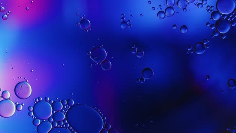 abstract colorido alimentos gotas de aceite burbujas y esferas que fluyen