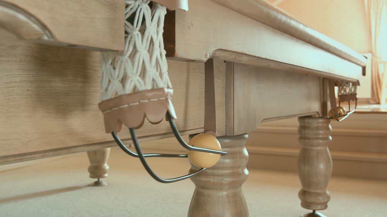 공이 주머니에 들어갑니다, 빌리어드 게임