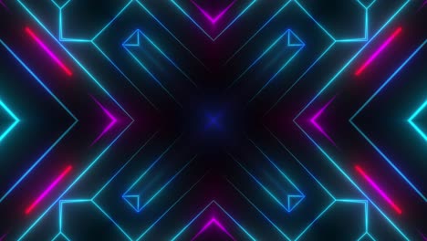 neon geometric abstract background