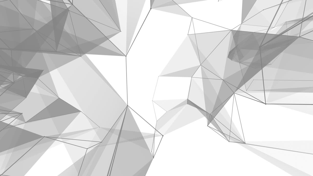 plexus fantasía tecnología abstracta. fondo geométrico abstracto con líneas en movimiento, puntos y triángulos. ciencia. medicina y tecnología. animaciones de bucle