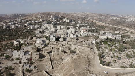 beit hanina (abu dahuk) the old city -aerial view