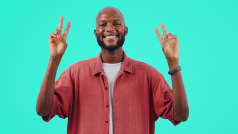 portrait of black man, smile