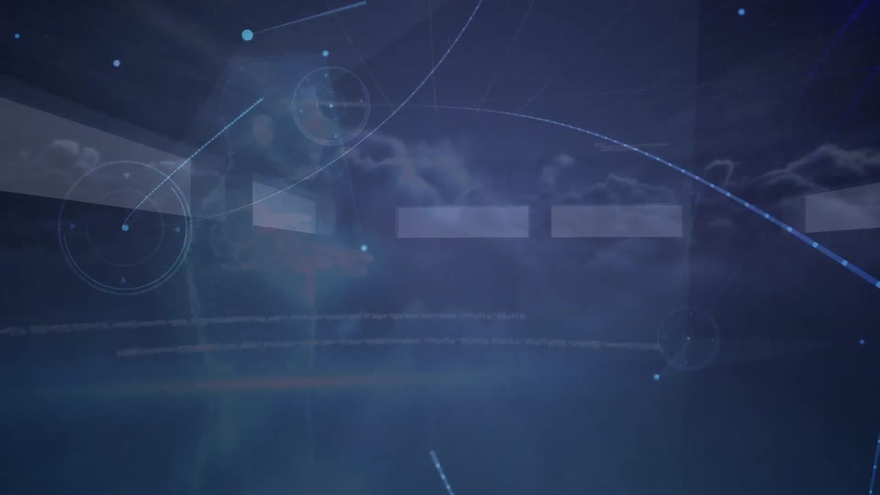 하늘을 가로지르는 연결 네트워크의 활성화