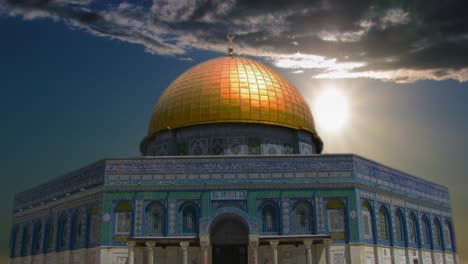 mezquita al-aqsa en jerusalén en el monte del templo