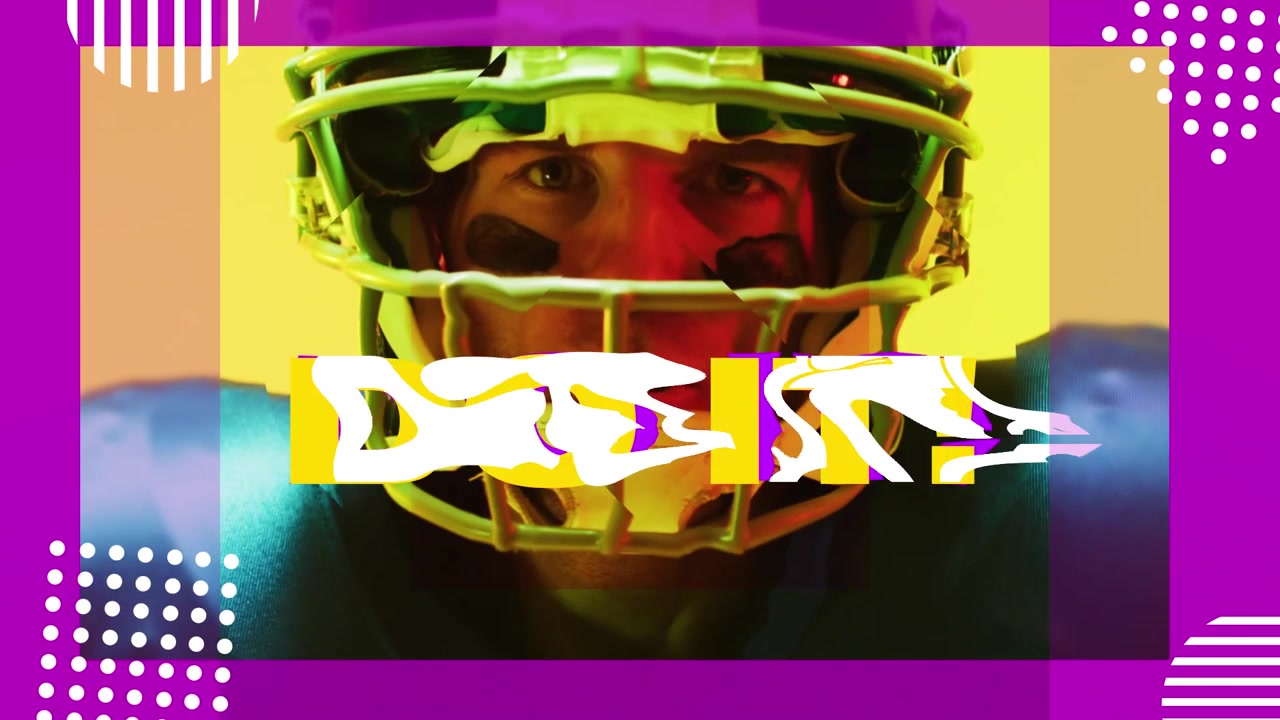 Dynamisk Motion Graphics Åbning med Forskellige Mennesker og Sportsgrene