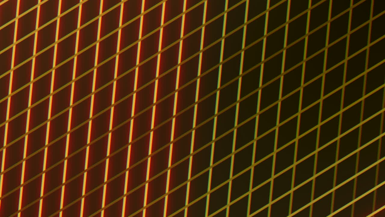 audaz y sorprendente primer plano del patrón de cuadrícula amarilla y negra en la pared