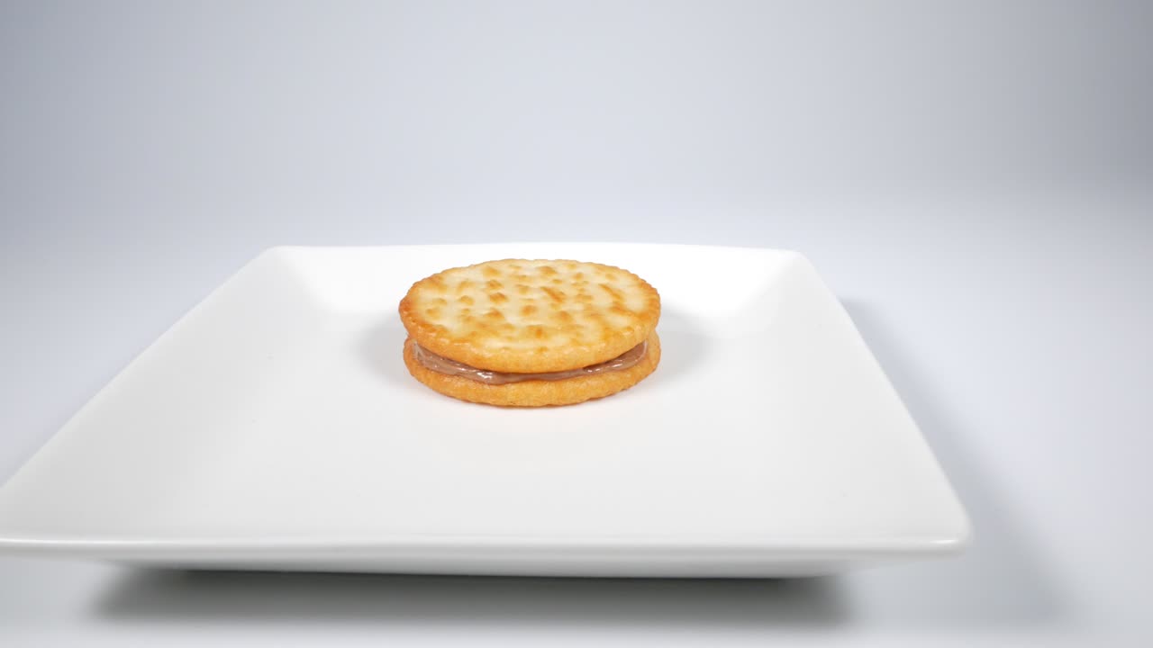 커피 크림 샌드위치