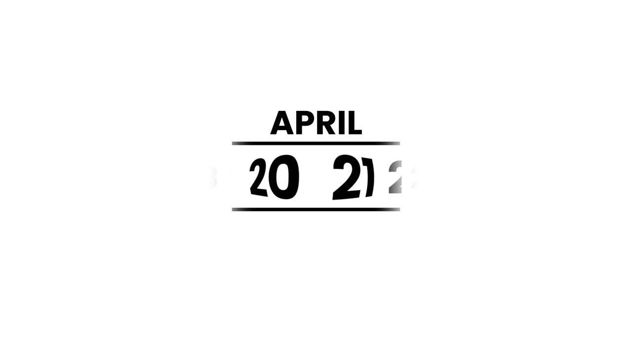April Calendar Dates