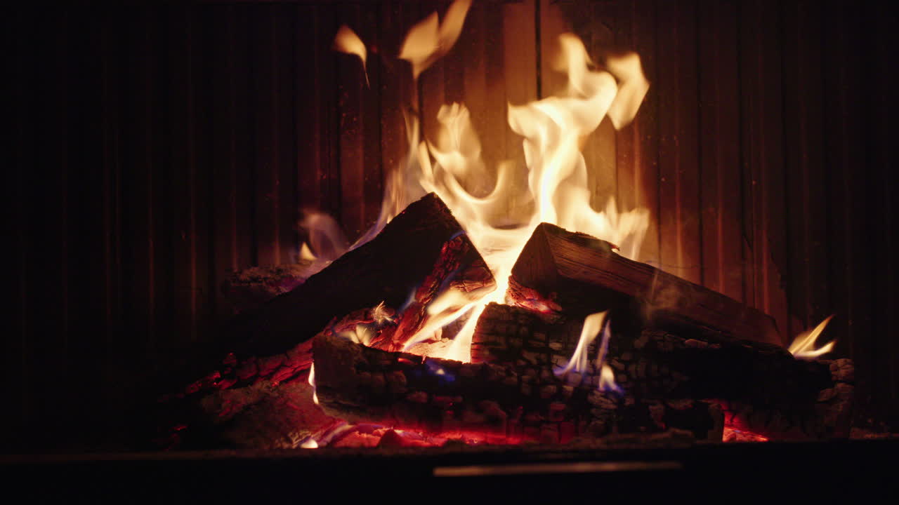 아한 벽난로 불
