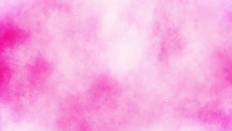 spray de humo de colores. abstract humo vapor soplar fuera. salpicaduras de niebla. tinta de alcohol y acuarela en fondo rosa. copiar espacio para el texto. animación de bucle.