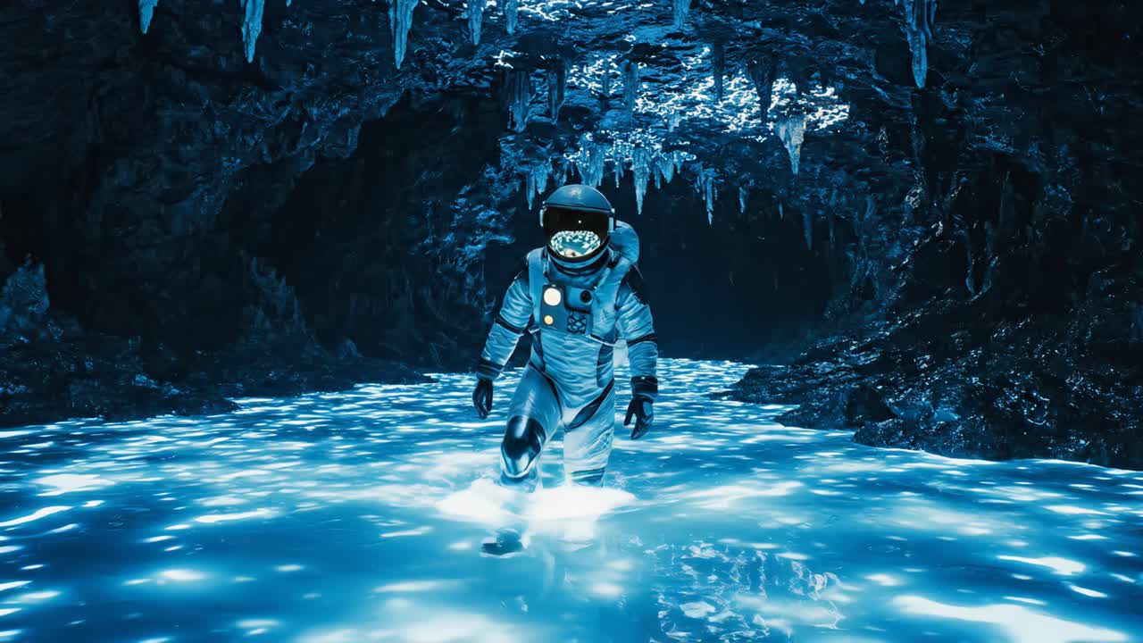 Astronaut in a Cave