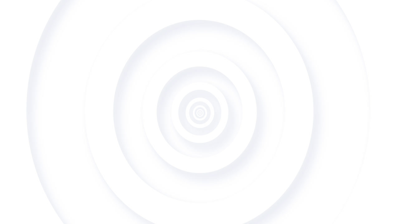 animación de círculos concéntricos blancos que irradian en un bucle sin costura