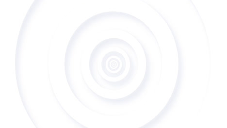 Animation-of-white-concentric-circles-radiating-on-seamless-loop
